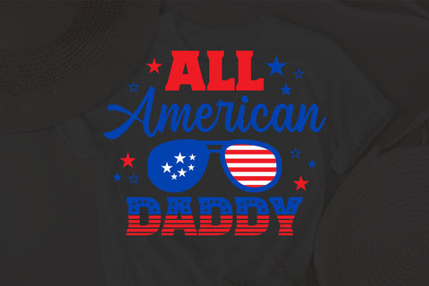 All American Daddy SVG, 4th of July SVG, Daddy SVG, July 4th svg, America svg, Sunglasses svg, Independence Day svg, png dxf SVG Fauz 