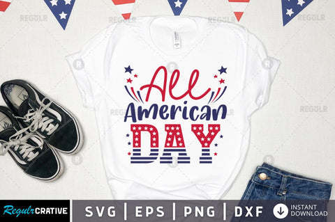 All american day SVG SVG Regulrcrative 