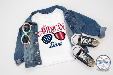 All American Diva SVG Lakeside Cottage Arts 