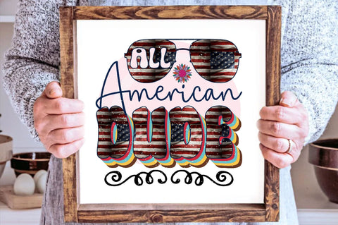 all american dude Sublimation SVGArt 