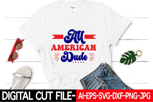 All American Dude SVG Blessedprint 