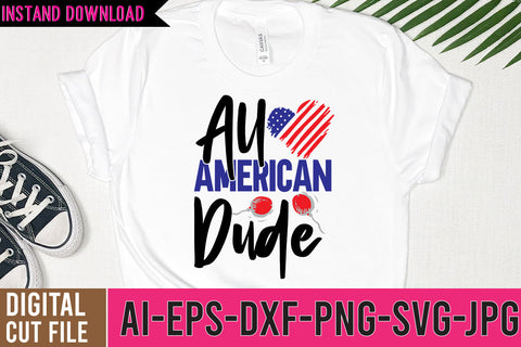 All American Dude SVG Cut FIle , All American Dude SVG Design SVG BlackCatsMedia 