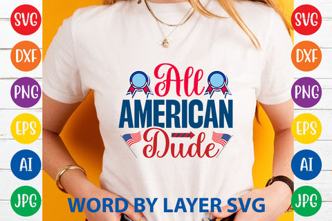 All American Dude SVG Rafiqul20606 