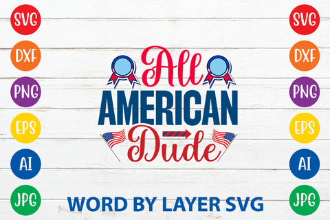 All American Dude SVG Rafiqul20606 