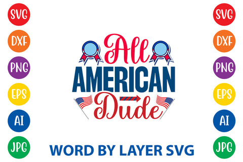 All American Dude SVG Rafiqul20606 