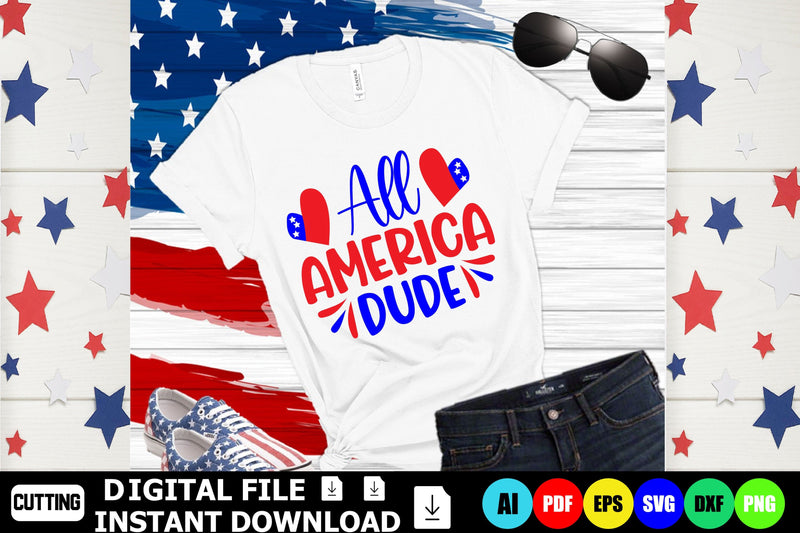 All American Dude SVG Shahin alam 