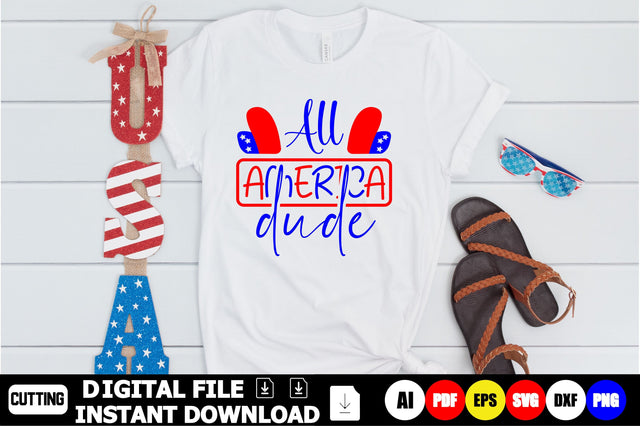 All American Dude SVG Shahin alam 