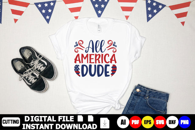 All American Dude SVG Shahin alam 