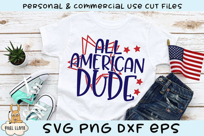 All American Dude SVG SVG The Pixel Llama 