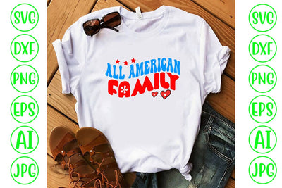 All American Family Retro SVG SVG Syaman 