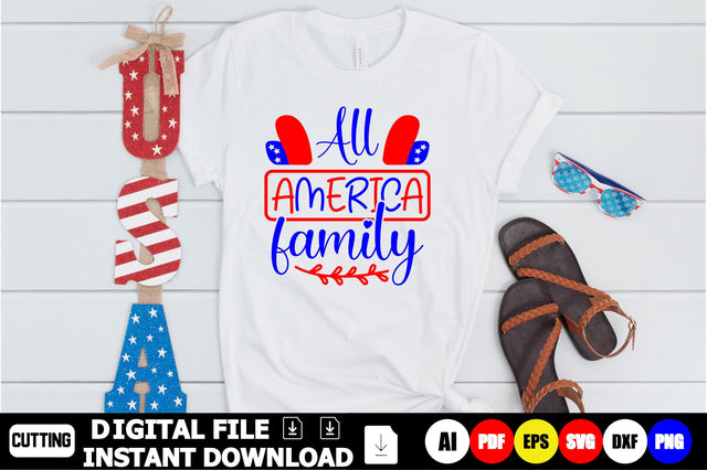 All American Family SVG Shahin alam 