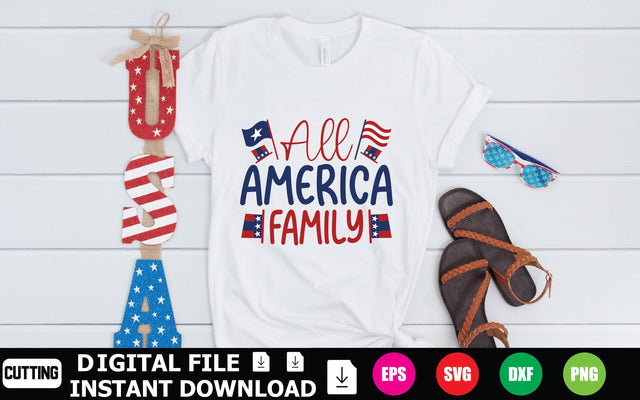 All American Family SVG Shahin alam 