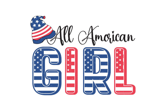 All American Girl Sublimation Creativeart88 