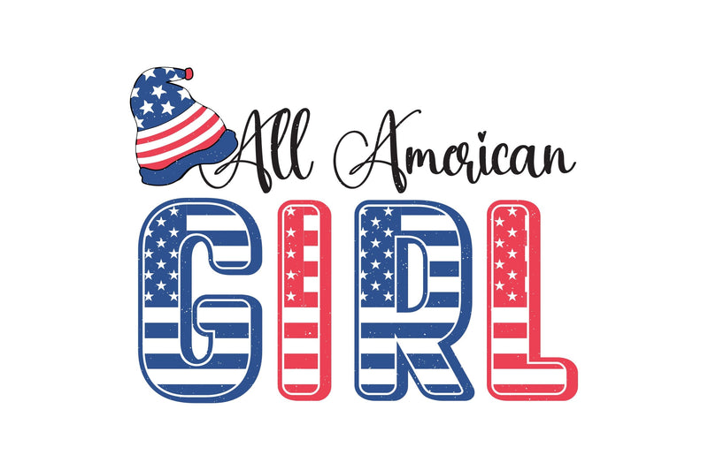 All American Girl Sublimation Creativeart88 