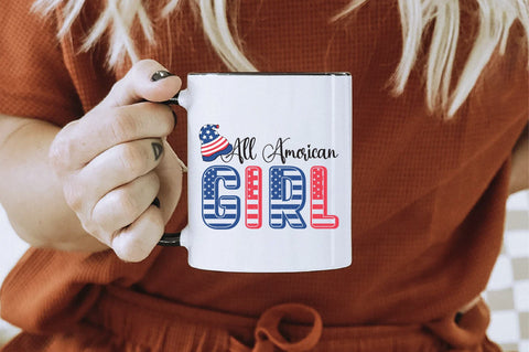 All American Girl Sublimation Creativeart88 