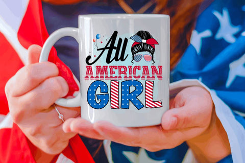 All american girl Sublimation PNG Sublimation Regulrcrative 