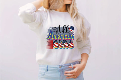 All American Girl Sublimation SVGArt 