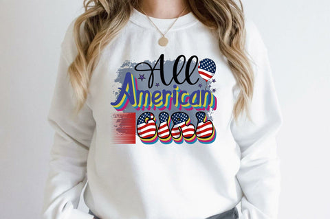 All American Girl Sublimation SVGArt 