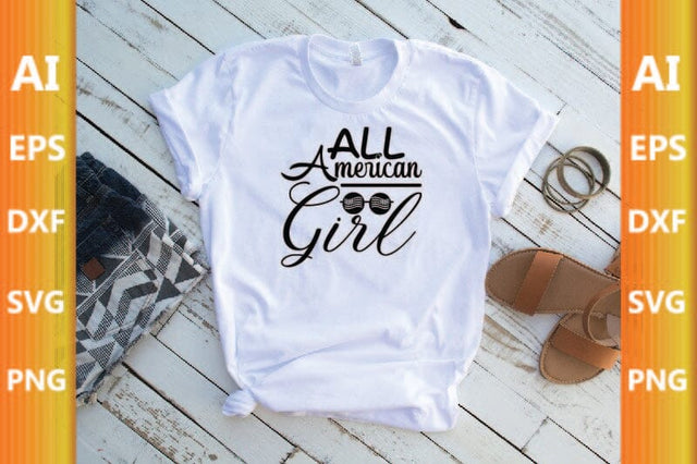 All American Girl SVG CraftlabSvg29 