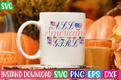 All American Girl SVG Cut File SVG Studio Innate 