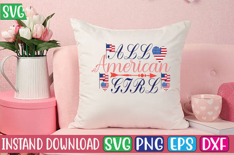 All American Girl SVG Cut File SVG Studio Innate 