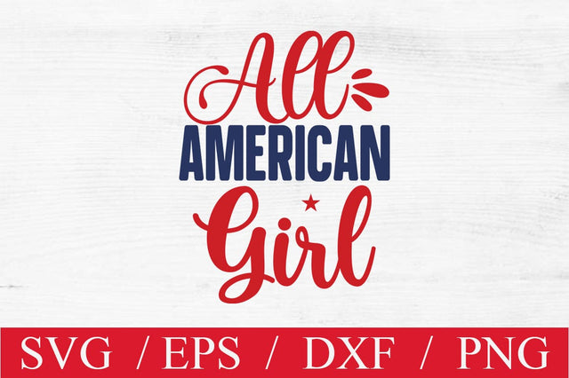 All American Girl SVG cut file SVG Svgcraft 