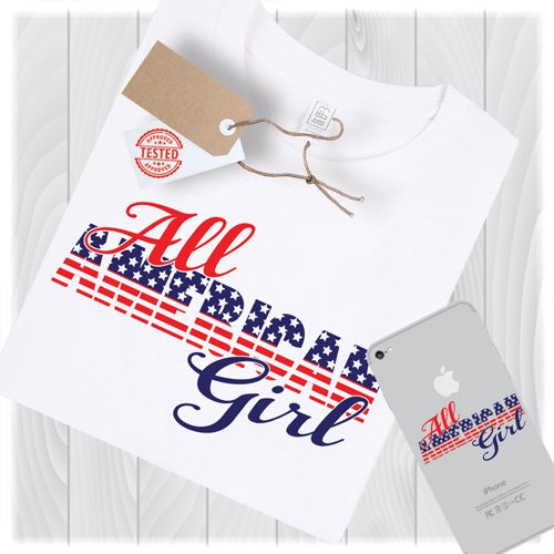 All American Girl Svg Files for Cricut Designs, All American Girl Boy Svg, 4th of July Svg Girl, Fourth of July Svg, Patriotic Svg Designs SVG My Sew Cute Boutique 