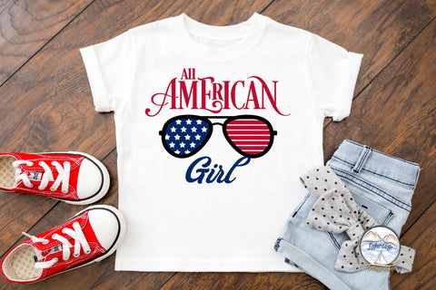 All American Girl SVG Lakeside Cottage Arts 