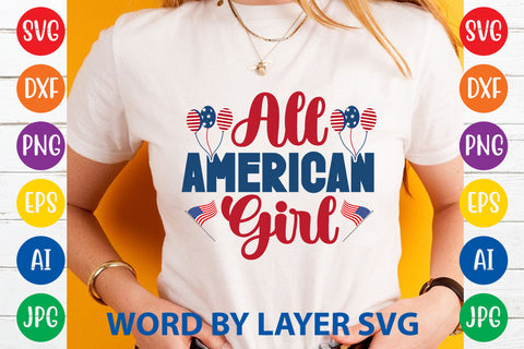 All American Girl SVG Rafiqul20606 