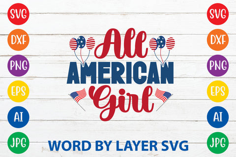All American Girl SVG Rafiqul20606 