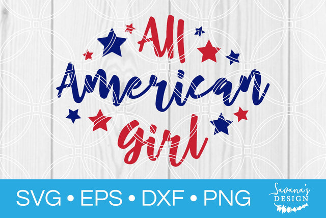 All American Girl SVG SavanasDesign 