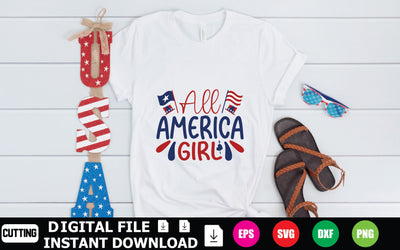 All American Girl SVG Shahin alam 