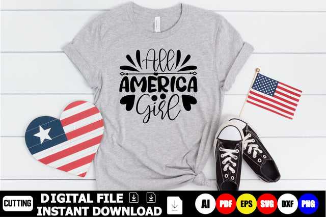 All American Girl SVG Shahin alam 