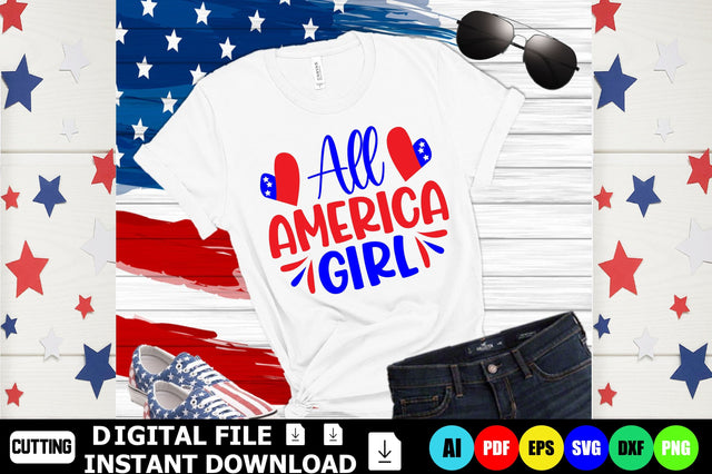 All American Girl SVG Shahin alam 