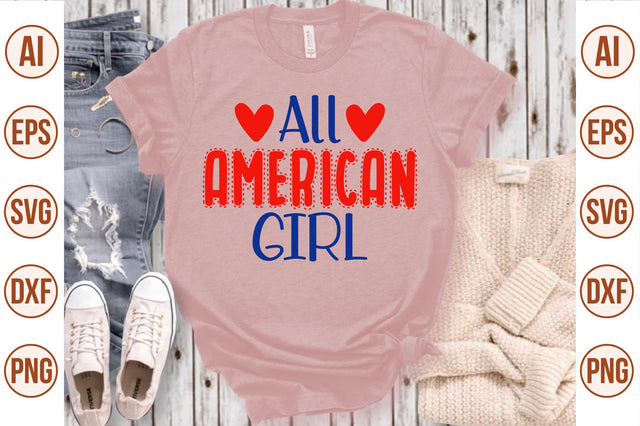 all american girl svg SVG nirmal108roy 