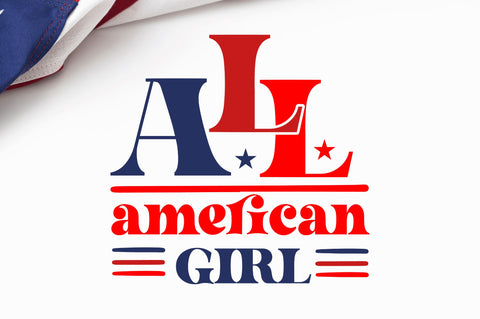 All american girl SVG SVG Regulrcrative 