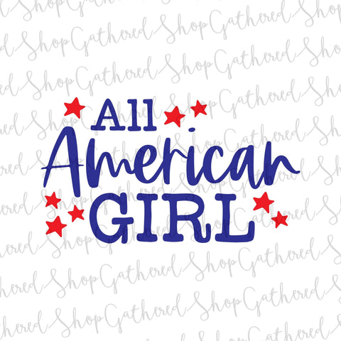 All American Girl SVG SVG ShopGathered 