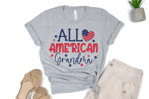 All American Grandma - 4th Of July SVG SVG CraftLabSVG 