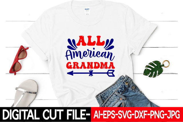 All American Grandma SVG Blessedprint 