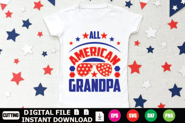 All American Grandpa SVG Shahin alam 