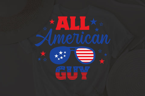 All American Guy SVG, 4th of July SVG, Guy SVG, July 4th svg, America svg, Sunglasses svg, Independence Day svg, png dxf SVG Fauz 