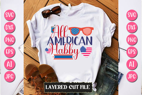 All American Habby SVG Cut File SVG Newmockups 