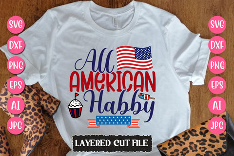 All American Habby SVG Cut File SVG Newmockups 