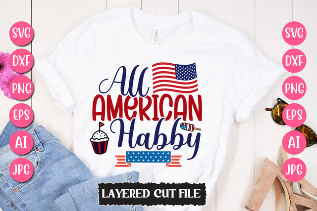 All American Habby SVG Cut File SVG Newmockups 