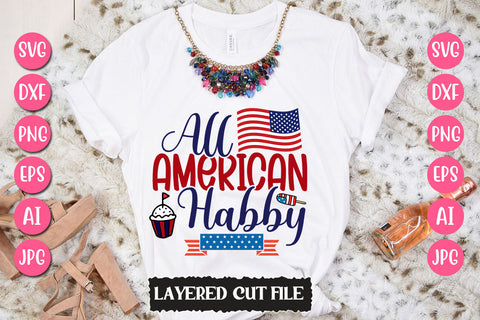 All American Habby SVG Cut File SVG Newmockups 