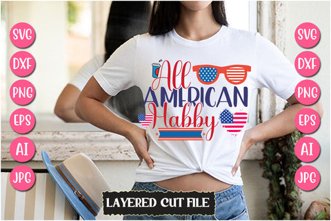 All American Habby SVG Cut File SVG Newmockups 