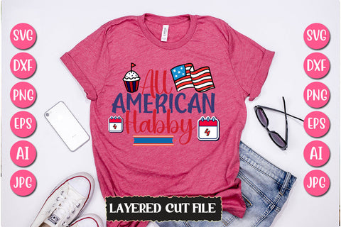 All American Habby SVG Cut File SVG Newmockups 