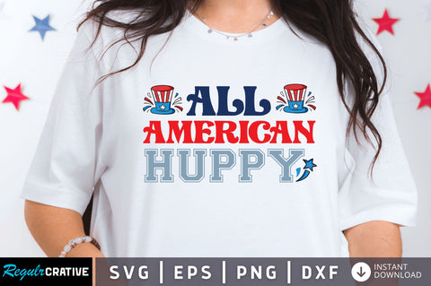 All american huppy SVG SVG Regulrcrative 