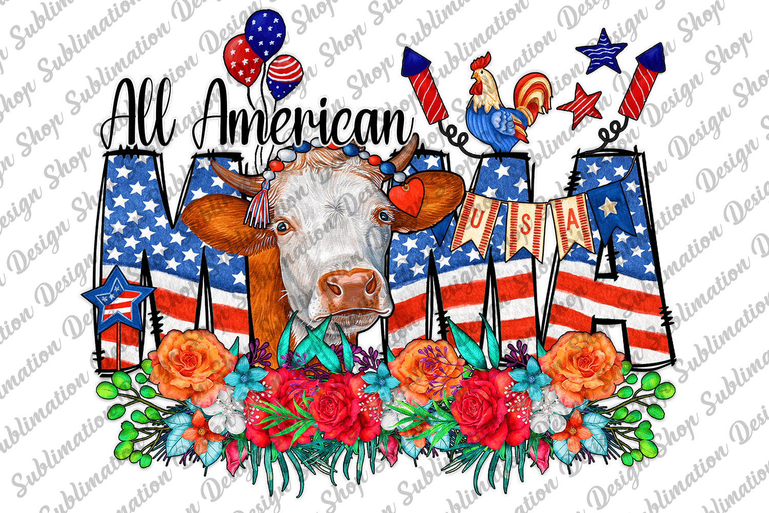 American Flag PNG Design, USA Flag PNG, 4th of July Png, Patriotic Design,  Sublimation Design, Instant Download, Digital Print, Digital File 