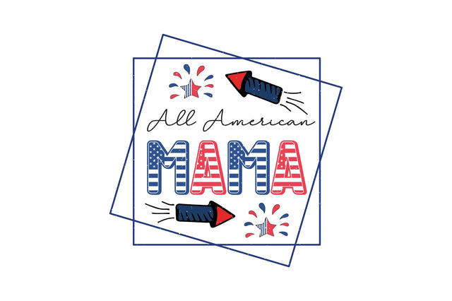 All American Mama Sublimation Creativeart88 
